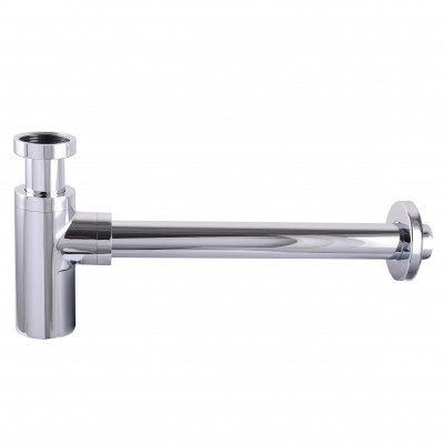 Сифон для раковин цилиндрический Globus Lux GSB-32-125-00 1 1/4 ″, хром, латунь