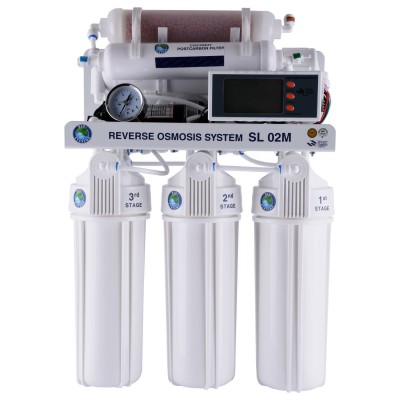 Система обр. осмоса Bio+ systems (мембр. Filmtec пр-во США), насос, мин-р, бл.управ RO-75-SL02M