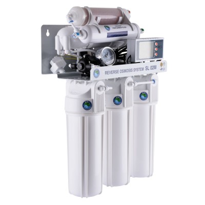 Система обр. осмоса Bio+ systems (мембр. Filmtec пр-во США), насос, мин-р, бл.управ RO-75-SL02M