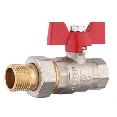 Кран шаровый прямой с американкой SOLOMON 1 1/4" УСИЛЕННЫЙ 0021042 Кран шаровый прямой с американкой SOLOMON 1 1/4" УСИЛЕННЫЙ 0021042