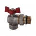 Кран шаровый угловой с американкой WATERVALVE Q003 NV-V344 3/4" BH Кран шаровый угловой с американкой WATERVALVE Q003 NV-V344 3/4" BH