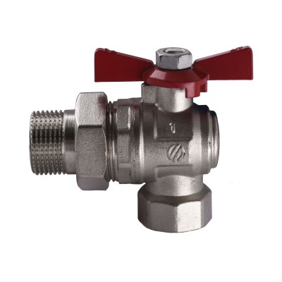 Кран шаровый угловой с американкой ARCO 1" SENA 154305 Кран шаровый угловой с американкой ARCO 1" SENA 154305