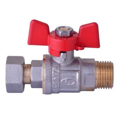 Кран шаровый прямой с накидной гайкой SOLOMON 1/2" НВ PN40 160406 Кран шаровый прямой с накидной гайкой SOLOMON 1/2" НВ PN40 160406