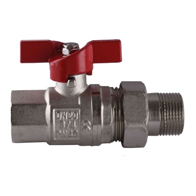 Кран шаровый прямой с американкой SELBA 3/4" КБ SL1509