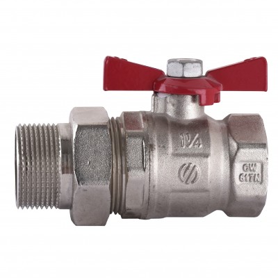 Кран шаровый прямой с американкой ARCO 1 1/4" SENA 154106 Кран шаровый прямой с американкой ARCO 1 1/4" SENA 154106