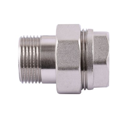 Сгон-американка прямой PROFESSIONAL 3/4" НИКЕЛЬ QP160