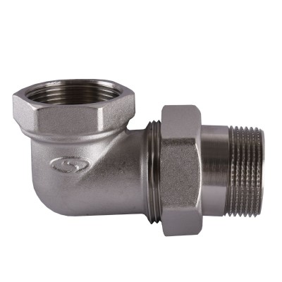 Сгон-американка угловой SOLOMON 2" НИКЕЛЬ 1600