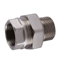 Сгон-американка прямой SOLOMON  1 1/2" НИКЕЛЬ 1620