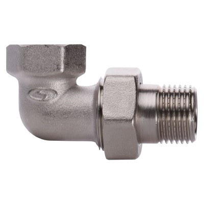 Сгон-американка угловой SOLOMON 1/2" НИКЕЛЬ 1600