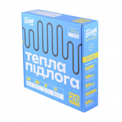 Нагревательний кабель ZUBR DC Cable 565 Вт / 32 м