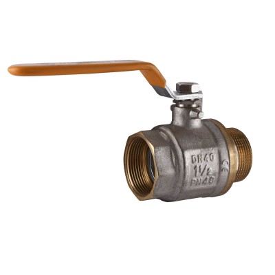 Кран шаровый прямой SOLOMON 1 1/2" НВ ЖР PN40 В1002FM