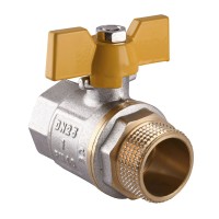 Кран шаровый прямой SOLOMON 1" НВ ЖБ PN40 В1008