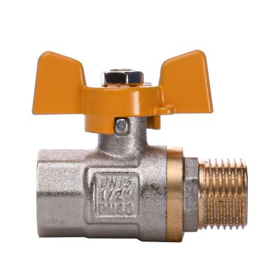 Кран шаровый прямой Q PROFESSIONAL 1/2" НВ ЖБ PN40 QP152