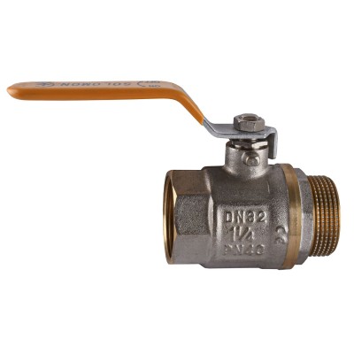 Кран шаровый прямой SOLOMON 1 1/4" НВ ЖР PN40 В1002FM