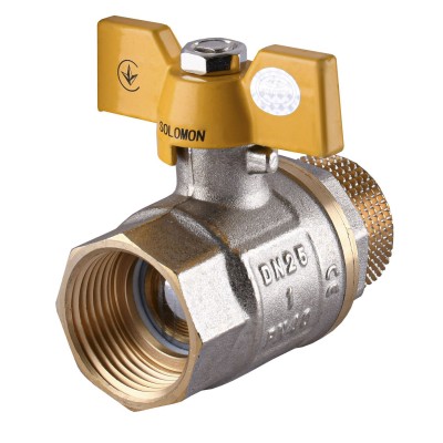 Кран шаровый прямой SOLOMON 1" НВ ЖБ PN40 В1008