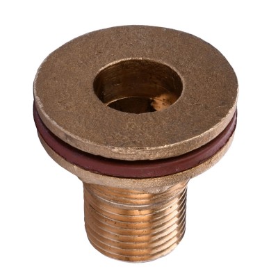 Врезка в бак латунь 3/4" Наружная резьба 1662Б Врезка в бак латунь 3/4" Наружная резьба 1662Б