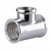 Тройник SOLOMON 3/4"х1/2"х3/4" ВВВ хром 8202