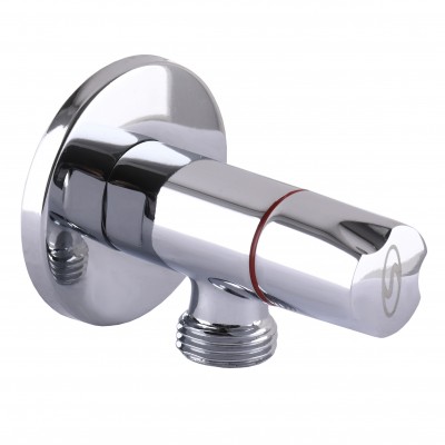 Кран полуоборотный угловой SOLOMON 1/2"х1/2" 9081