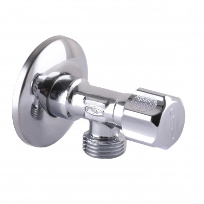 Кран вентильный угловой SOLOMON 1/2"х 1/2" 160403