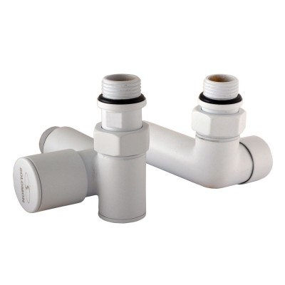 Набор Кран вентильный угловой с американкой SOLOMON LUX 1/2" WHITE 7777 TEN (2шт.) Набор Кран вентильный угловой с американкой SOLOMON LUX 1/2" WHITE 7777 TEN (2шт.)