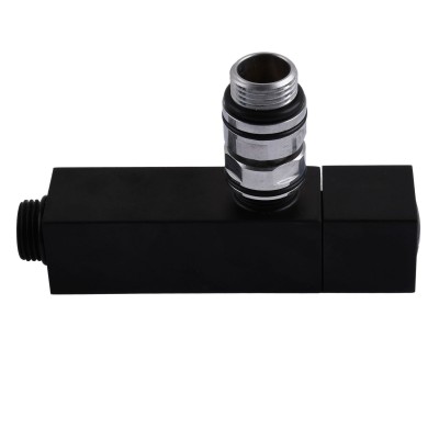 Набор Кран полуоборотный угловой с американкой SOLOMON LUX 1/2" CUBE BLACK 8888 (2шт.) Набор Кран полуоборотный угловой с американкой SOLOMON LUX 1/2" CUBE BLACK 8888 (2шт.)