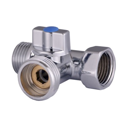 Кран для стиральной машины SOLOMON 1/2"х3/4"х1/2" A7053