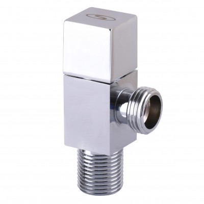 Кран полуоборотный угловой SOLOMON 1/2"х3/4" CUBE 7078