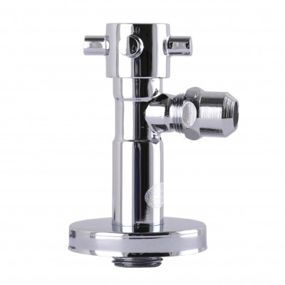 Кран полуоборотный угловой с цангой SOLOMON 1/2"х 3/8" Retro 7077