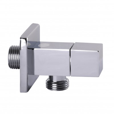 Кран полуоборотный угловой SOLOMON 1/2"х3/4" CUBE 7078