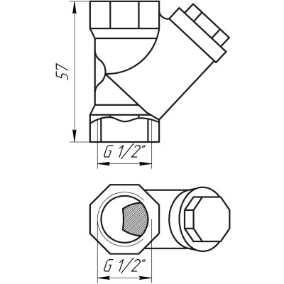 Фильтр грубой очистки для газа ITAP 1/2" 193