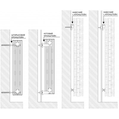 Радиатор биметаллический секционный QUEEN THERM 500/100 VERTICAL (кратно 10)