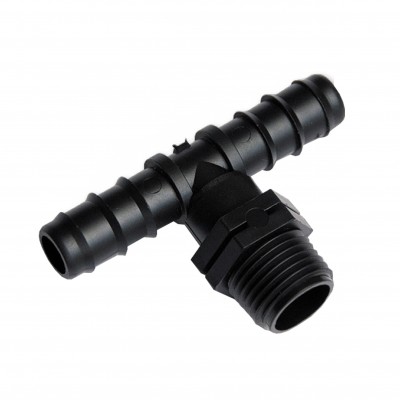 Соединитель-тройник для трубки Bradas 16мм РЗ 1/2″