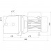 Насос центробежный Optima JET150-PL 1,3кВт чугун длинный