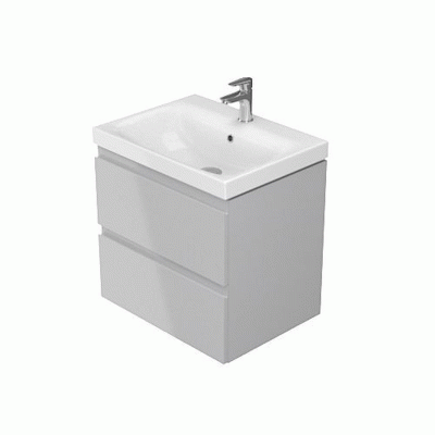 Шкафчик с умывальником Cersanit CET B11 MODUO 50 серый