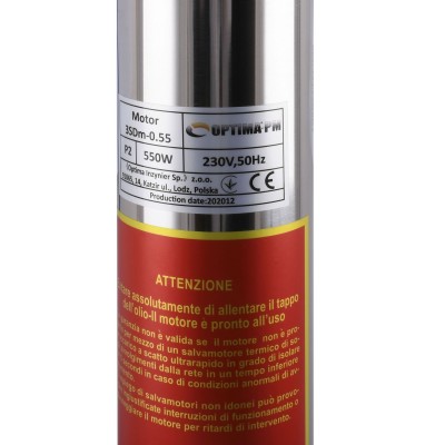 Насос скважинный с повышенной устойчивостью к песку OPTIMA PM 3SDm2,5/15 0,55 кВт 65м + 40 м кабель