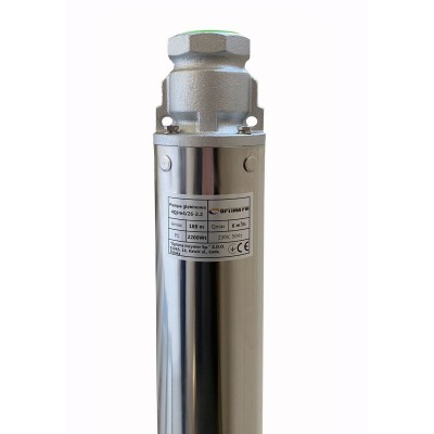 Насос скважинный с повышенной устойчивостью к песку  OPTIMA PM 4QJm4/26 2,2 кВт 205м + 2 м кабель
