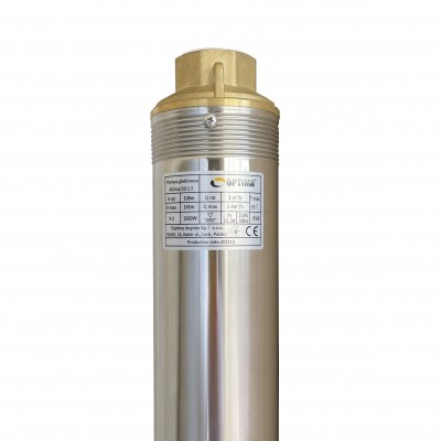 Насос скважинный с повышенной устойчивостью к песку OPTIMA 4SDm3/20 1,5 кВт 145м, пульт + 75м кабель NEW