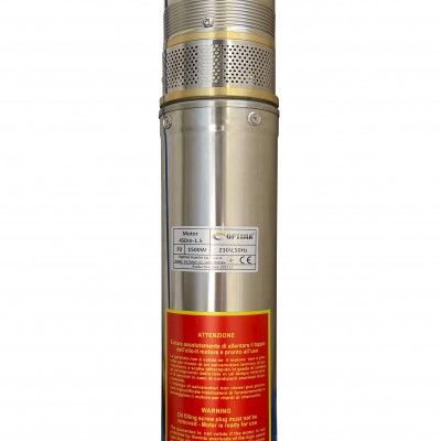 Насос скважинный с повышенной устойчивостью к песку OPTIMA 4SDm3/20 1,5 кВт 145м, пульт + 75м кабель NEW