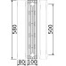 Радиатор биметаллический секционный QUEEN THERM 500/100 VERTICAL (кратно 10)