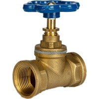 Кран вентильный прямой ХВ латунный 1/2″ВР х 1/2″ВР литейный Б1111А VA
