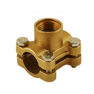 Врезка в трубу Ø20 латунная 3/4″ВР литейная усиленная Б3802А Врезка в трубу Ø20 латунная 3/4″ВР литейная усиленная Б3802А