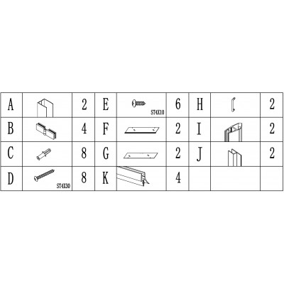 Душевая кабина квадратная без поддона BRAVO PANEW N90TC