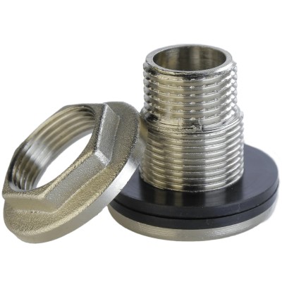 Врезка в бак Ø25 никелированная 1/2″ ЗР штампованная усиленная Б5101А(нк) Врезка в бак Ø25 никелированная 1/2″ ЗР штампованная усиленная Б5101А(нк)