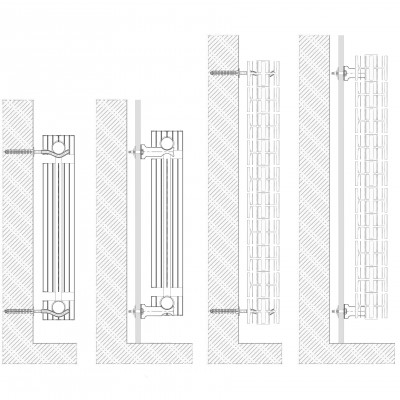 Радиатор биметаллический секционный QUEEN THERM 500/100 UNIVERSAL (кратно 10)