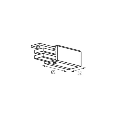 Ввод питания Kanlux 33261 Tear IP20 Bl