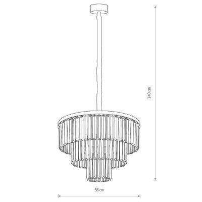 Люстра Nowodvorski 7616 Cristal E14 9x40W IP20 Bl