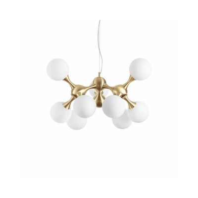 Люстра Ideal Lux 241036 Nodi SP9 Ottone Satinato