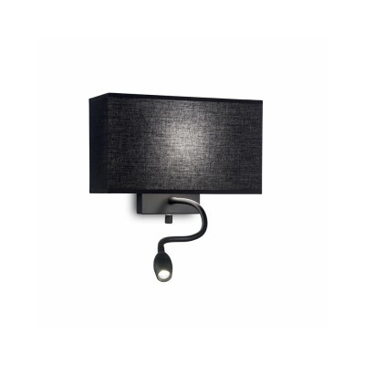 Бра Ideal Lux Hotel ap2 all black 215709