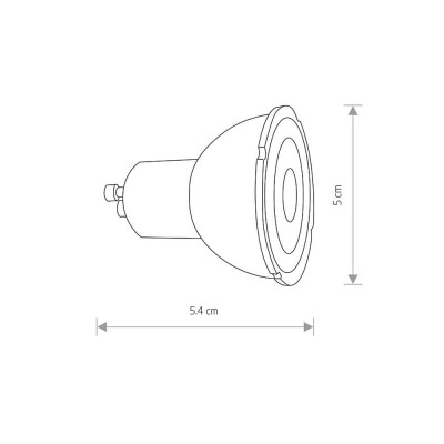 Лампа Nowodvorski 9180 Reflector led GU10 1x7W 3000K 600Lm IP20 Wh