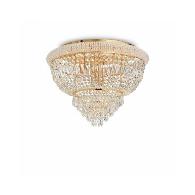 Люстра Ideal Lux 243498 Dubai PL24 Ottone